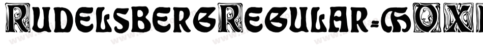 RudelsbergRegular-2OXK字体转换