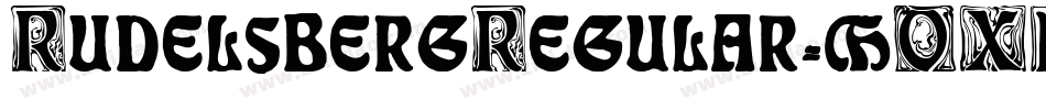 RudelsbergRegular-2OXK字体转换