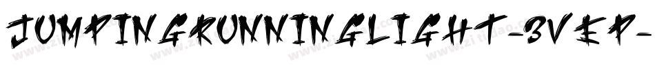 JumpingRunningLight-3VEp字体转换