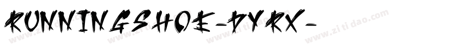 RunningShoe-dyrx字体转换