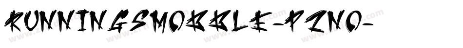 RunningSmobble-pZnO字体转换