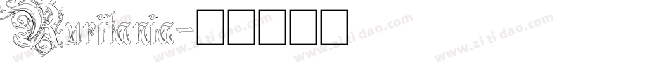 Ruritania字体转换