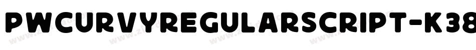 PwCurvyRegularScript-K38Z字体转换