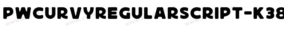 PwCurvyRegularScript-K38Z字体转换