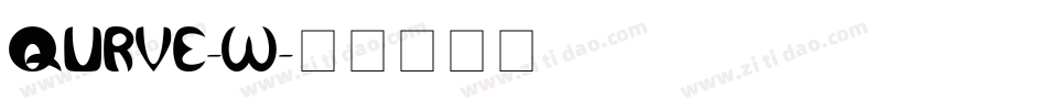 QURVE-W字体转换