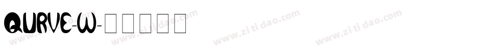 QURVE-W字体转换