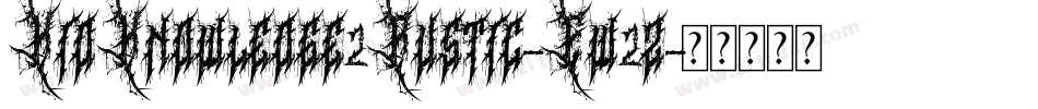 KidKnowledge2Rustic-Ew2z字体转换
