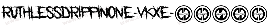 RuthlessDrippinOne-vKxE字体转换
