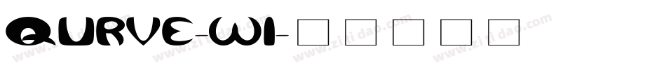 QURVE-WI字体转换