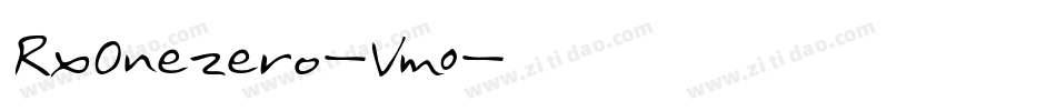 RxOnezero-Vm0字体转换 RxOnezero-Vm0字体转换