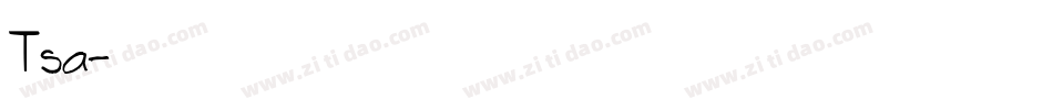 Tsa字体转换