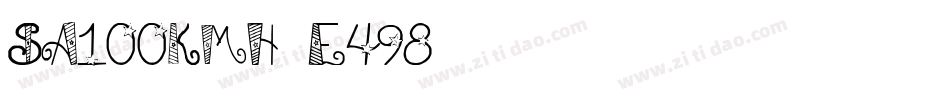 SA100kmh-E498字体转换