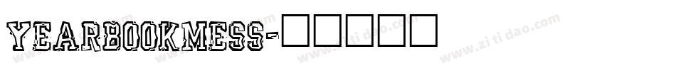YearBookMess字体转换
