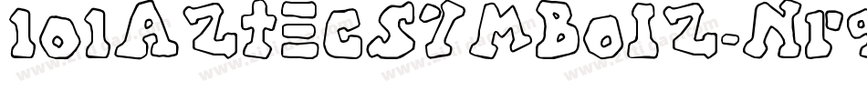 101AztecSymbolz-nr94字体转换