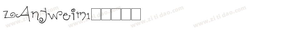ZANYWEIM1字体转换