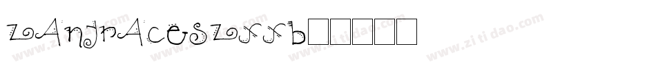 ZanyRaces-ZxxB字体转换