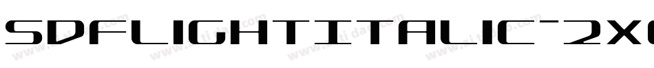 SdfLightItalic-2xOl字体转换