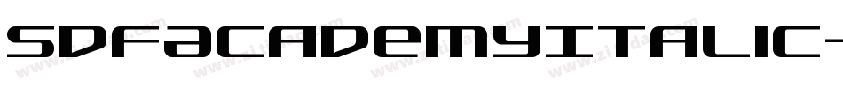 SdfAcademyItalic-dY9R字体转换