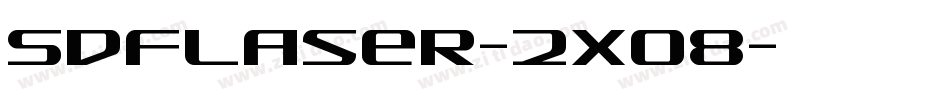 SdfLaser-2xO8字体转换