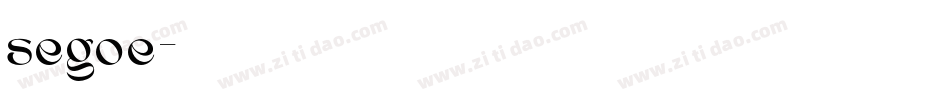 segoe字体转换
