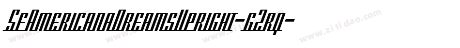 SfAmericanaDreamsUpright-g2rq字体转换 SfAmericanaDreamsUpright-g2rq字体转换