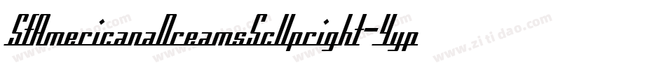 SfAmericanaDreamsScUpright-4ypB字体转换 SfAmericanaDreamsScUpright-4ypB字体转换