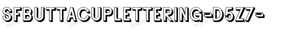 SfButtacupLettering-d5z7字体转换 SfButtacupLettering-d5z7字体转换