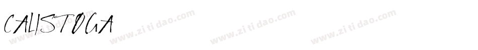 CALISTOGA字体转换