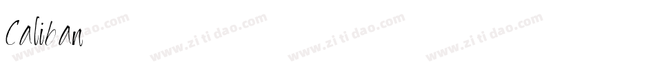 Caliban字体转换