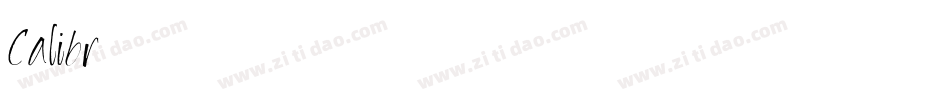 Calibr字体转换