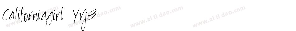 Californiagirl-Yvj8字体转换
