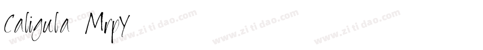 Caligula-MrpY字体转换