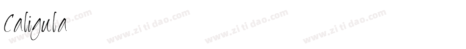 Caligula字体转换
