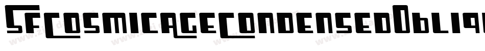 SfCosmicAgeCondensedOblique-PZw7字体转换 SfCosmicAgeCondensedOblique-PZw7字体转换