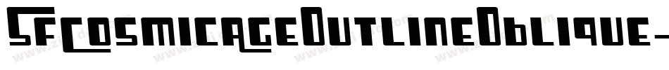 SfCosmicAgeOutlineOblique-vvW9字体转换 SfCosmicAgeOutlineOblique-vvW9字体转换