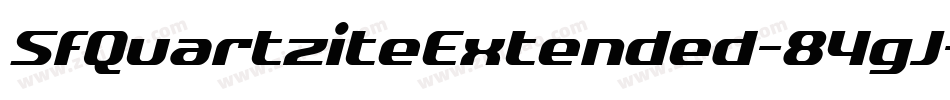 SfQuartziteExtended-84gJ字体转换
