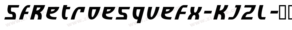 SfRetroesqueFx-KJZl字体转换