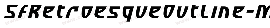 SfRetroesqueOutline-ML3n字体转换