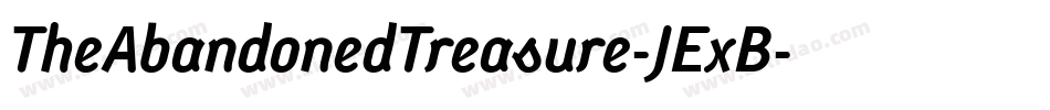 TheAbandonedTreasure-JExB字体转换