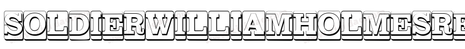 SoldierWilliamHolmesRegular-R2xl字体转换