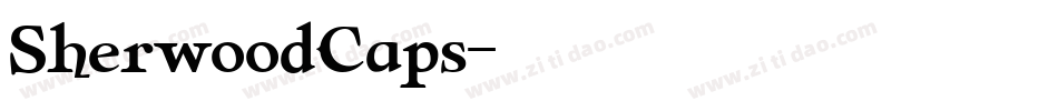 SherwoodCaps字体转换
