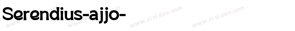 Serendius-ajjo字体转换