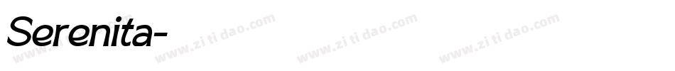 Serenita字体转换