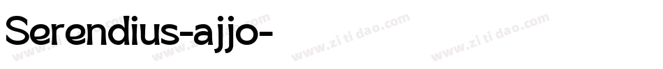 Serendius-ajjo字体转换