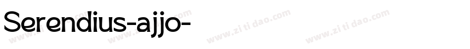 Serendius-ajjo字体转换