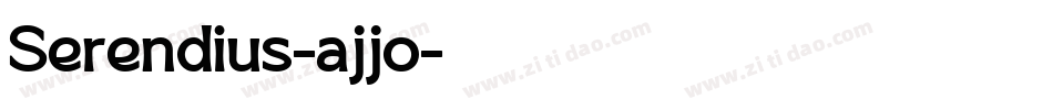 Serendius-ajjo字体转换