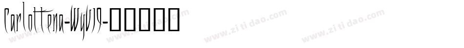 Carlottena-WyVJ9字体转换