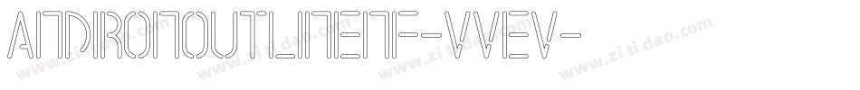 AndironOutlineNf-VVEV字体转换
