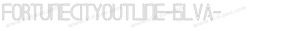 FortunecityOutline-GlvA字体转换