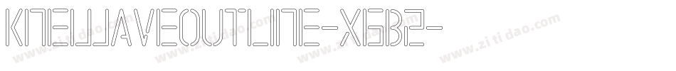 KnewaveOutline-XgB2字体转换